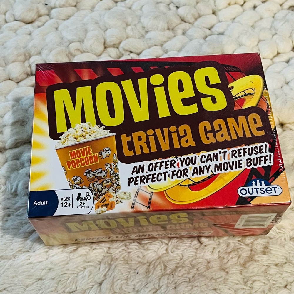 Outset Movies Trivia Game NWT